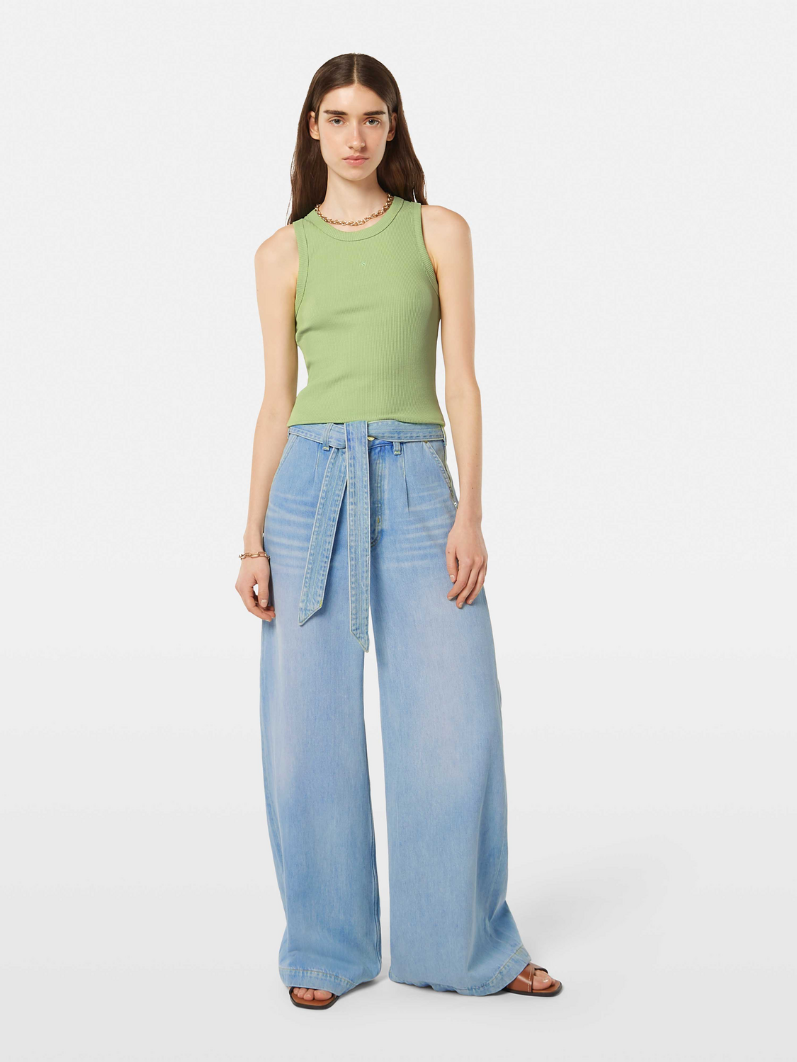 ג'ינס ארוך לנשים Wide Leg